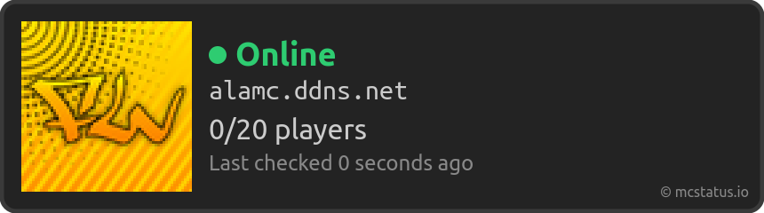 server status widget