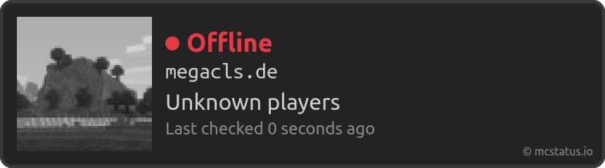 Serverstatus für megacls.de
