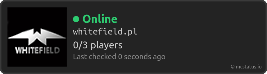 Whitefield Server Status